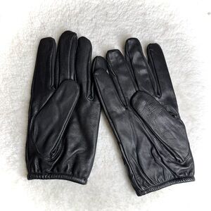 Hatch Resister Black Leather Gloves